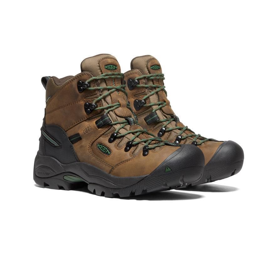 Brown Men Keen Pittsburgh Energy 6 Waterproof (Soft Toe) Hiking Boots | 35728-CPXM