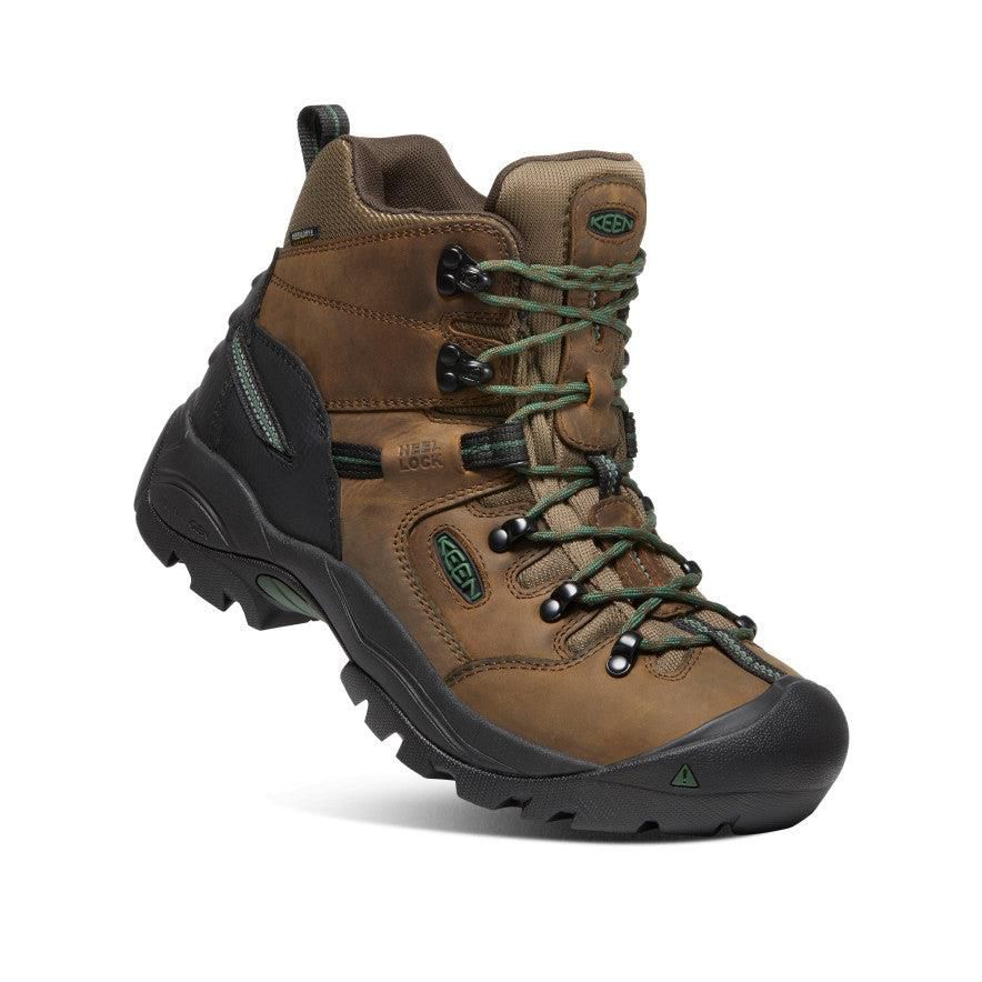 Brown Men Keen Pittsburgh Energy 6 Waterproof (Soft Toe) Hiking Boots | 35728-CPXM