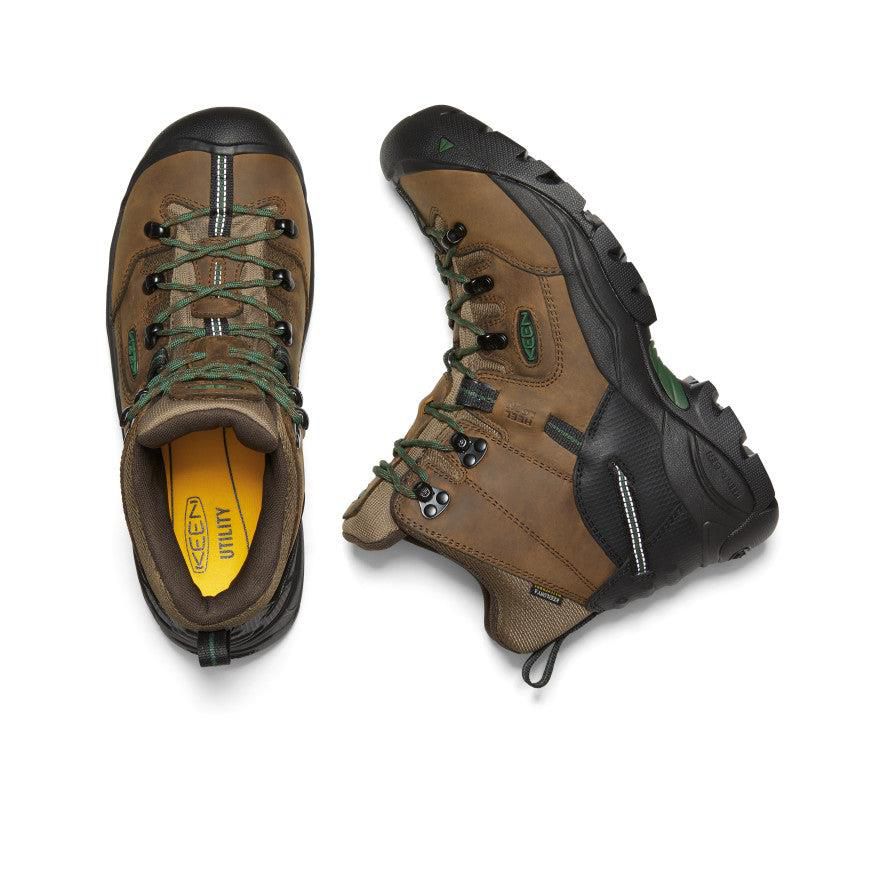 Brown Men Keen Pittsburgh Energy 6 Waterproof (Soft Toe) Hiking Boots | 35728-CPXM