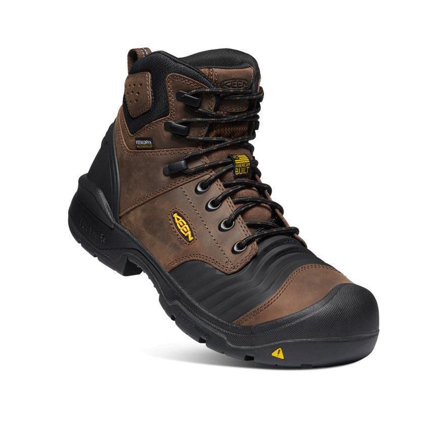 Brown Men Keen Portland 6 Waterproof (Carbon-Fiber Toe) Boots | 56821-QDOZ