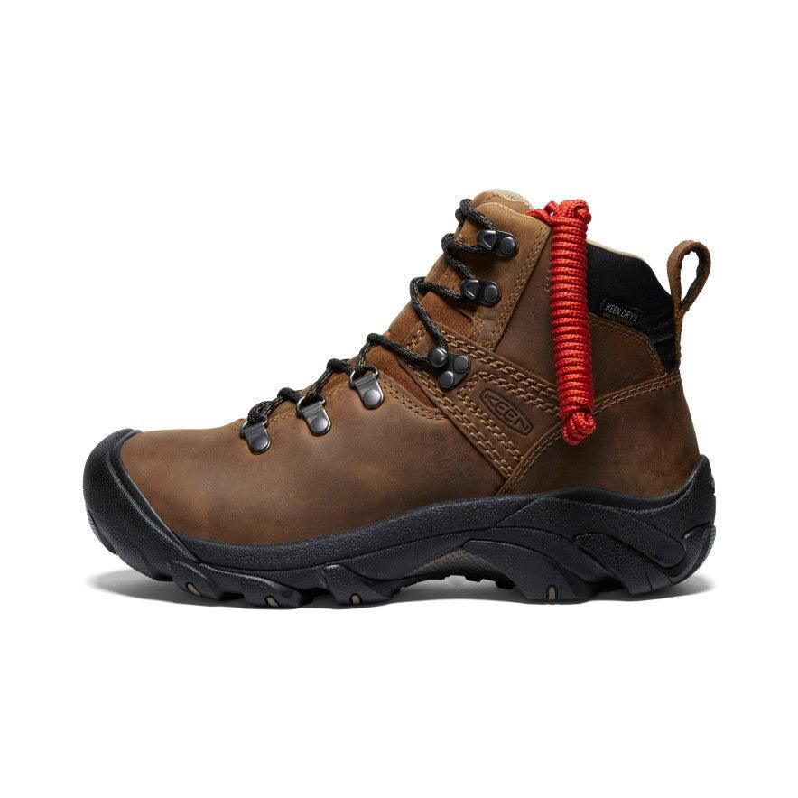 Brown Men Keen Pyrenees Waterproof Hiking Boots | 62851-MPRH