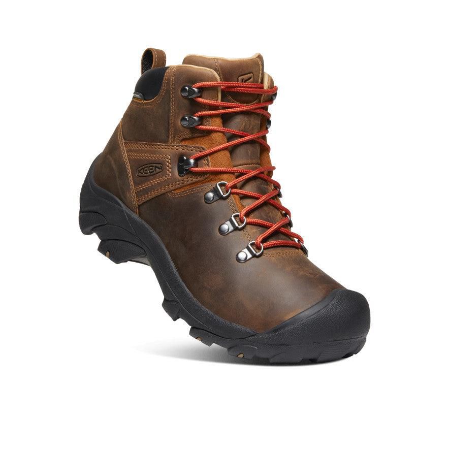 Brown Men Keen Pyrenees Waterproof Hiking Boots | 62851-MPRH