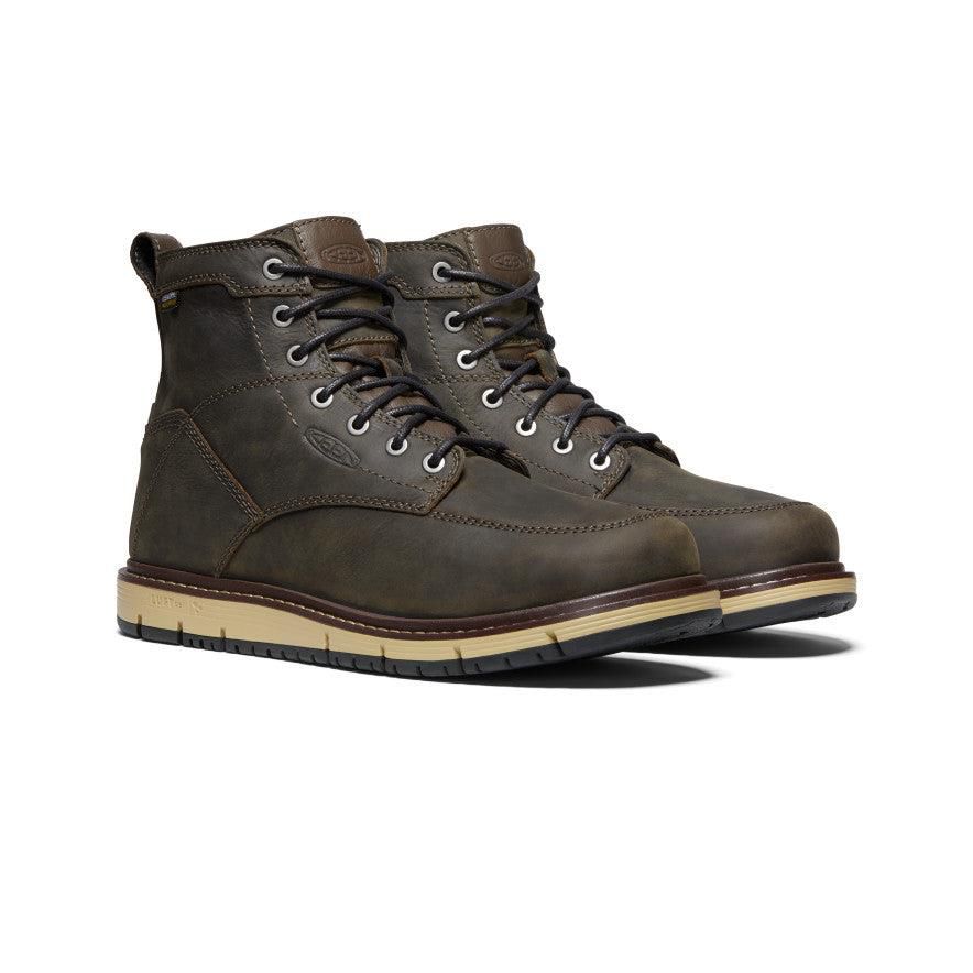 Brown Men Keen San Jose 6 Waterproof (Soft Toe) Work Boots | 38259-GEAL