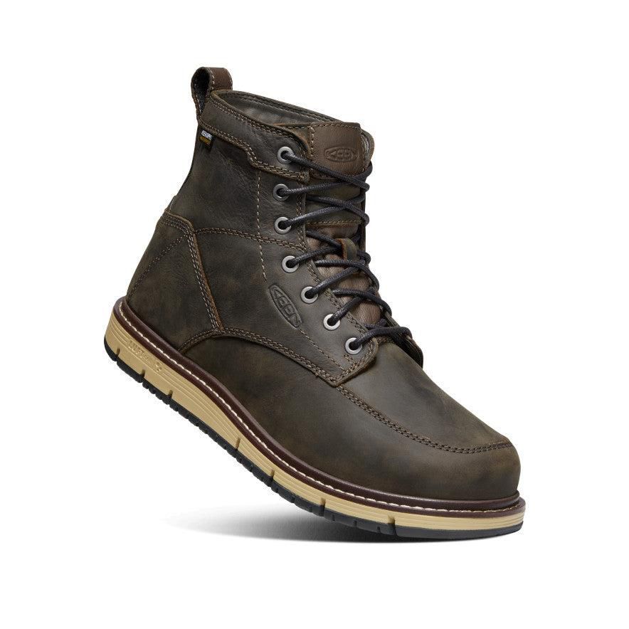 Brown Men Keen San Jose 6 Waterproof (Soft Toe) Work Boots | 38259-GEAL