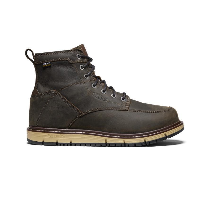 Brown Men Keen San Jose 6 Waterproof (Soft Toe) Work Boots | 38259-GEAL