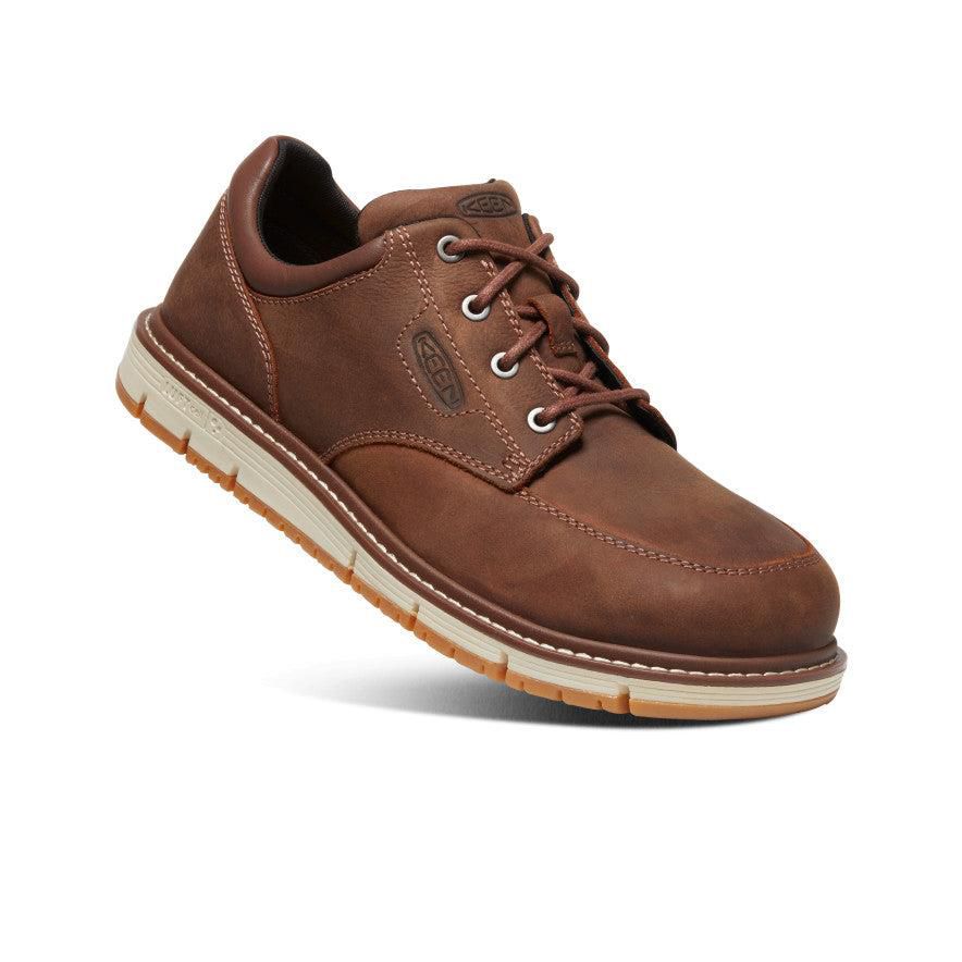 Brown Men Keen San Jose Oxford (Aluminum Toe) Work Shoes | 90831-UQWN