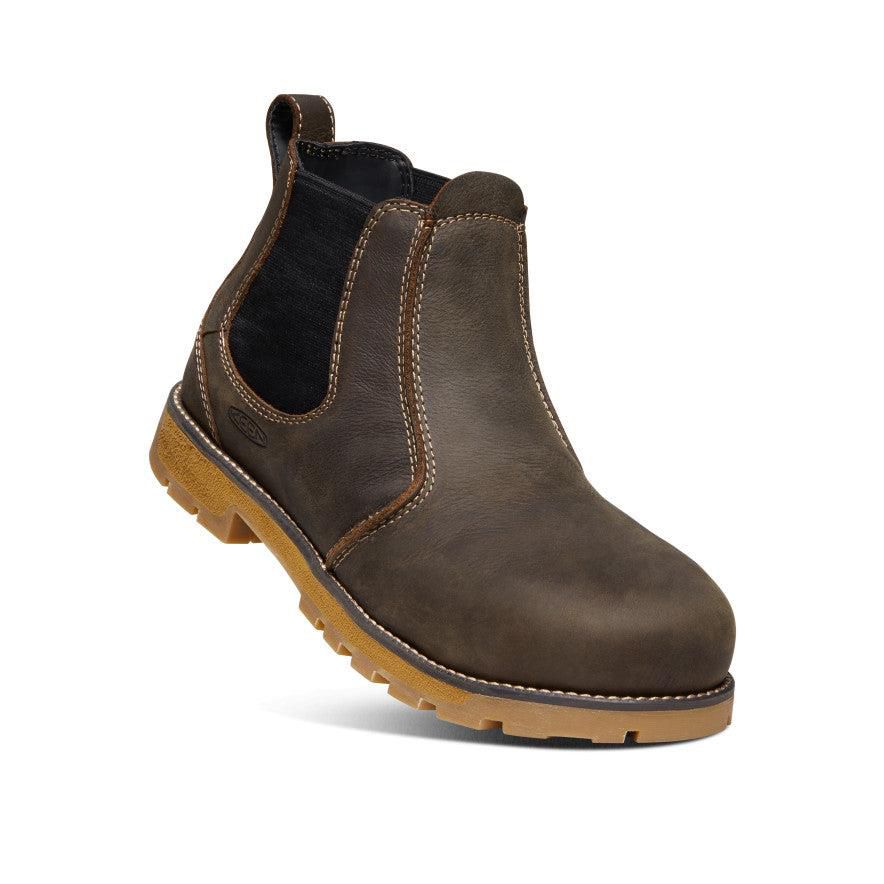 Brown Men Keen Seattle Romeo (Aluminum Toe) Boots | 67805-SWVR