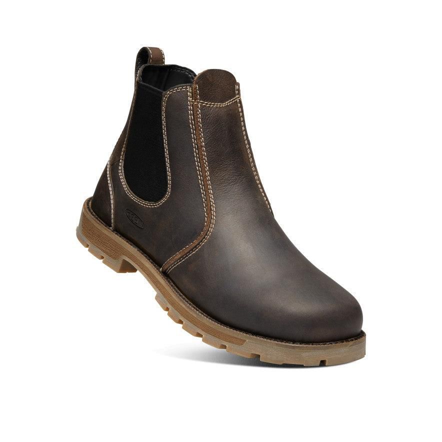 Brown Men Keen Seattle Romeo (Soft Toe) Boots | 93201-NBTC