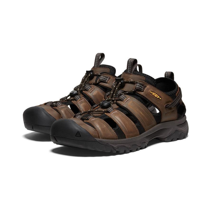 Brown Men Keen Targhee III Hiking Sandals | 95364-VRKM