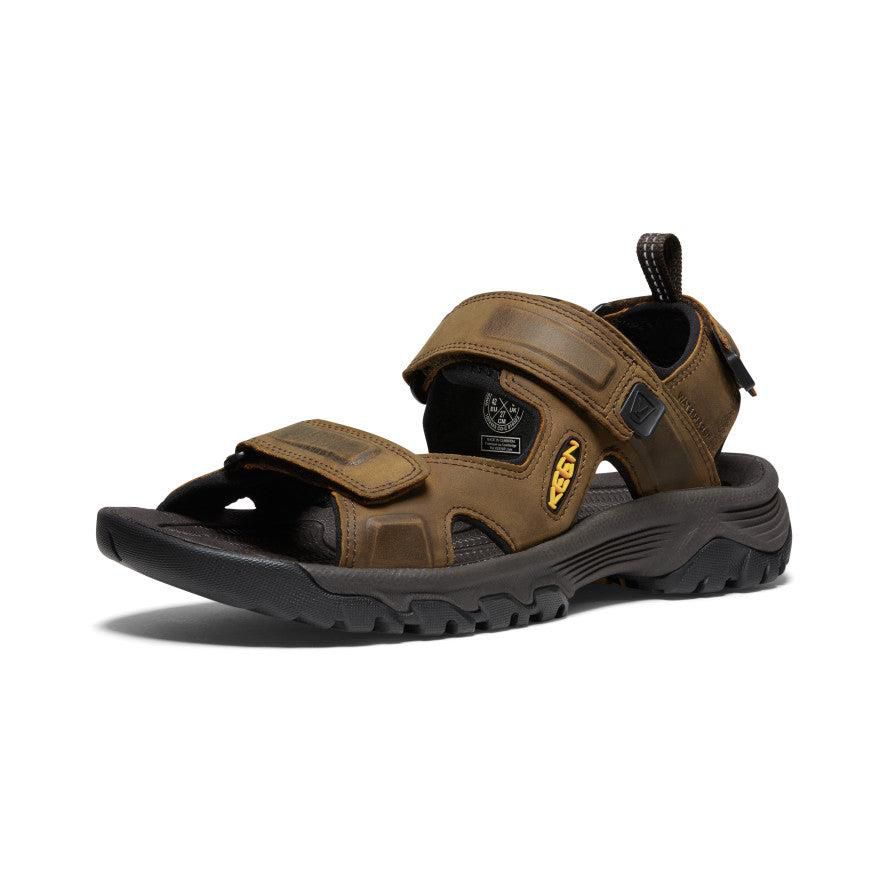 Brown Men Keen Targhee III Open Toe Hiking Sandals | 24691-IAWN