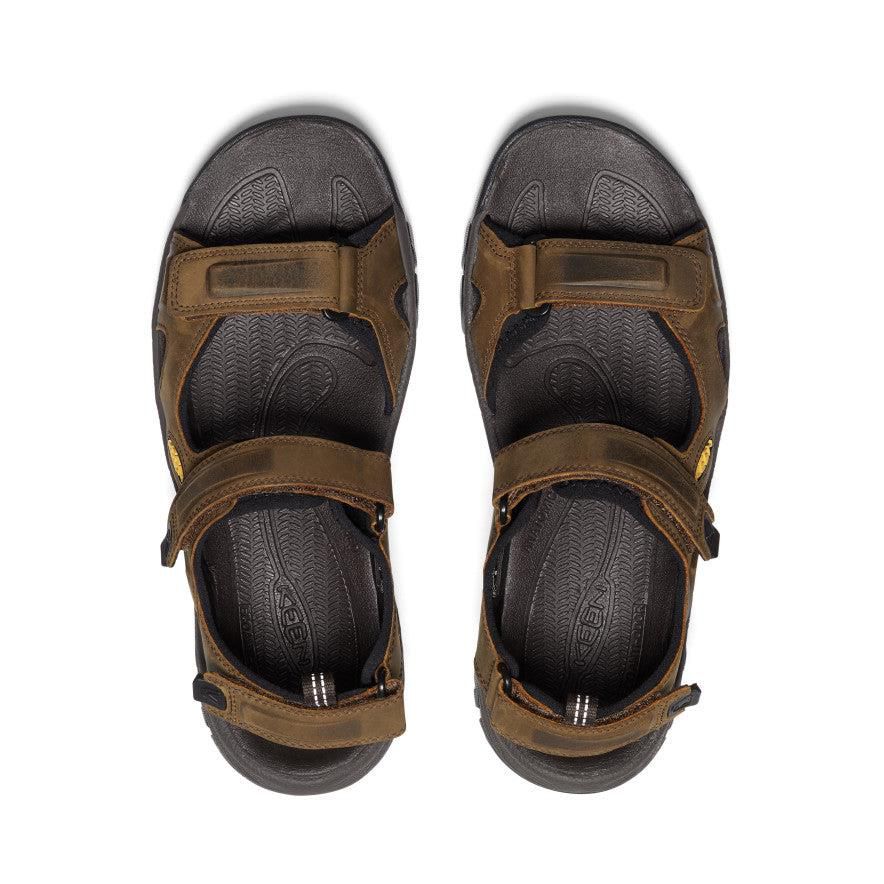 Brown Men Keen Targhee III Open Toe Hiking Sandals | 24691-IAWN