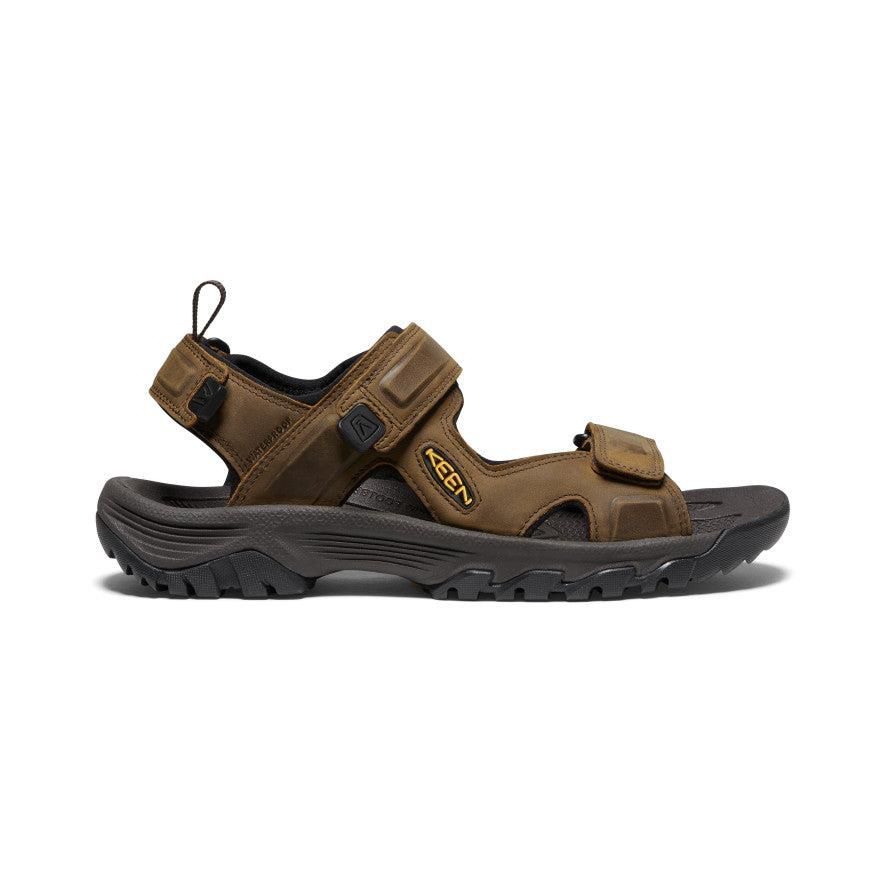 Brown Men Keen Targhee III Open Toe Hiking Sandals | 24691-IAWN