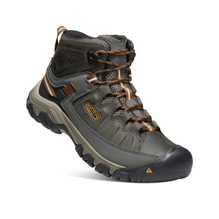 Brown Men Keen Targhee III Waterproof Mid Wide Hiking Boots | 48159-CBVP