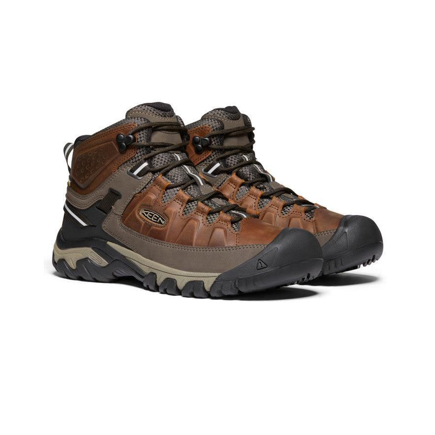 Brown Men Keen Targhee III Waterproof Mid Hiking Boots | 09538-APNJ