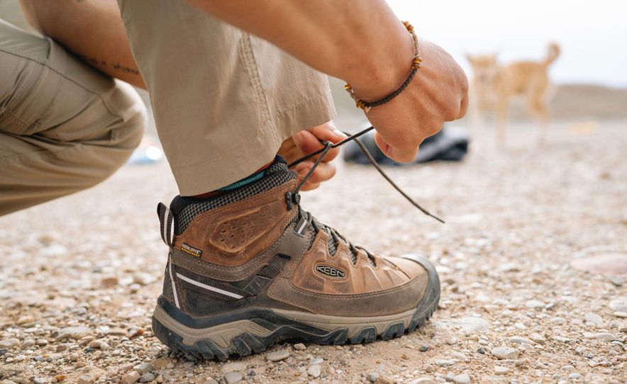 Brown Men Keen Targhee III Waterproof Mid Hiking Boots | 09538-APNJ