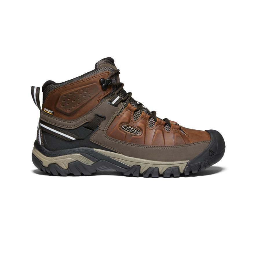 Brown Men Keen Targhee III Waterproof Mid Hiking Boots | 09538-APNJ