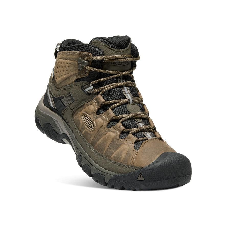 Brown Men Keen Targhee III Waterproof Mid Hiking Boots | 72348-XYZQ