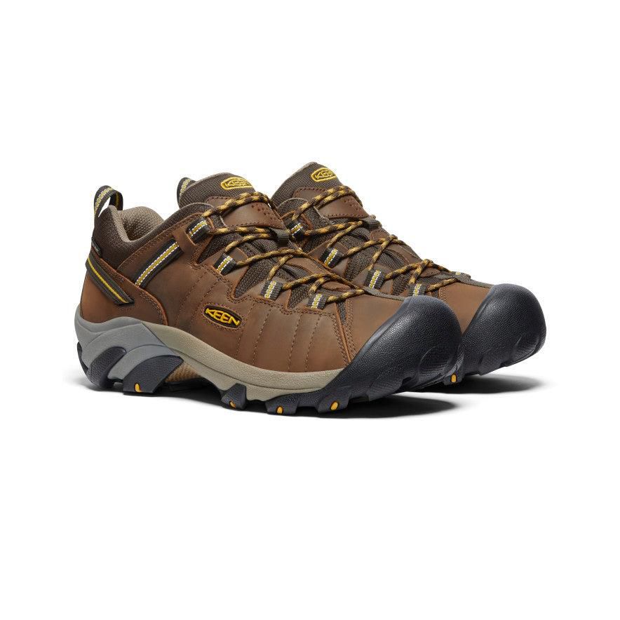 Brown Men Keen Targhee II Waterproof Hiking Shoes | 82456-EVPG