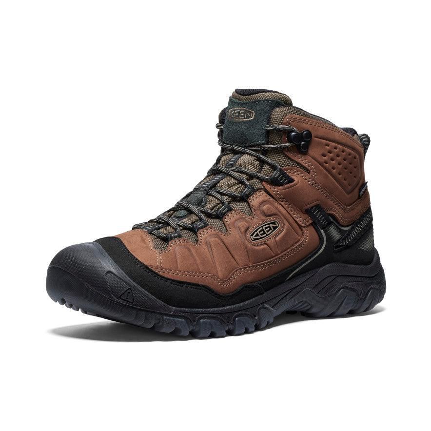 Brown Men Keen Targhee IV Waterproof Hiking Boots | 31258-MXSQ