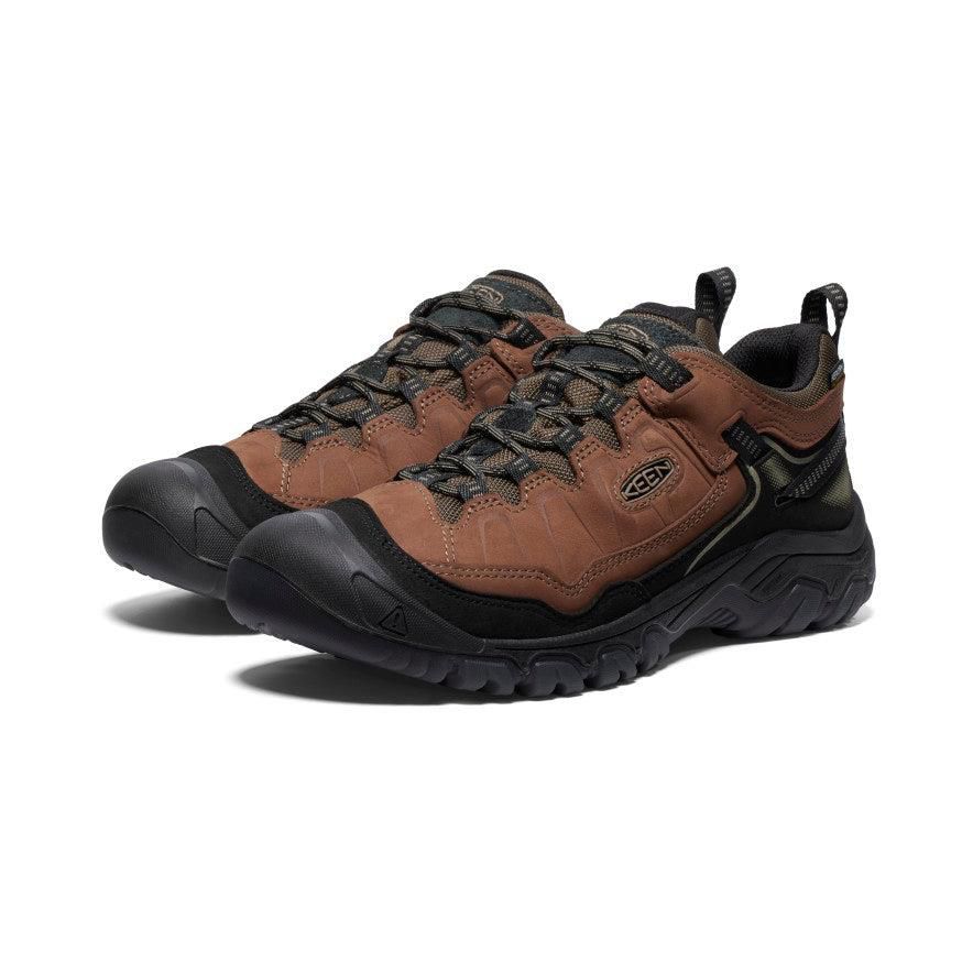 Brown Men Keen Targhee IV Wide Waterproof Hiking Shoes | 70923-ZDQJ