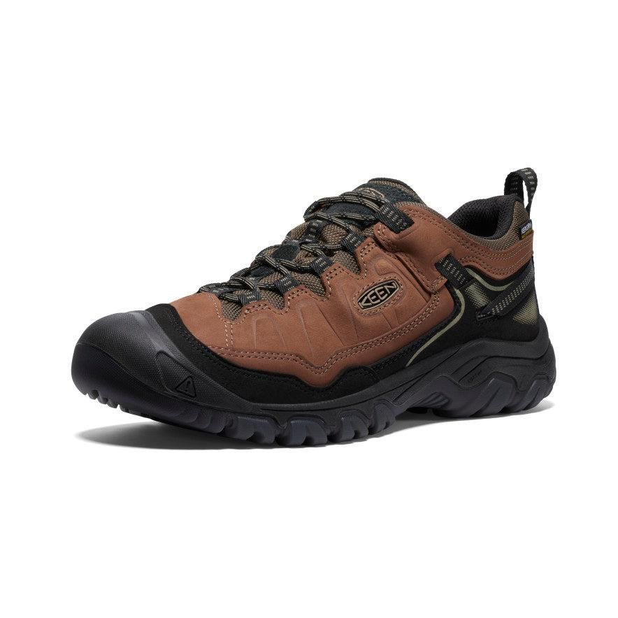 Brown Men Keen Targhee IV Wide Waterproof Hiking Shoes | 70923-ZDQJ