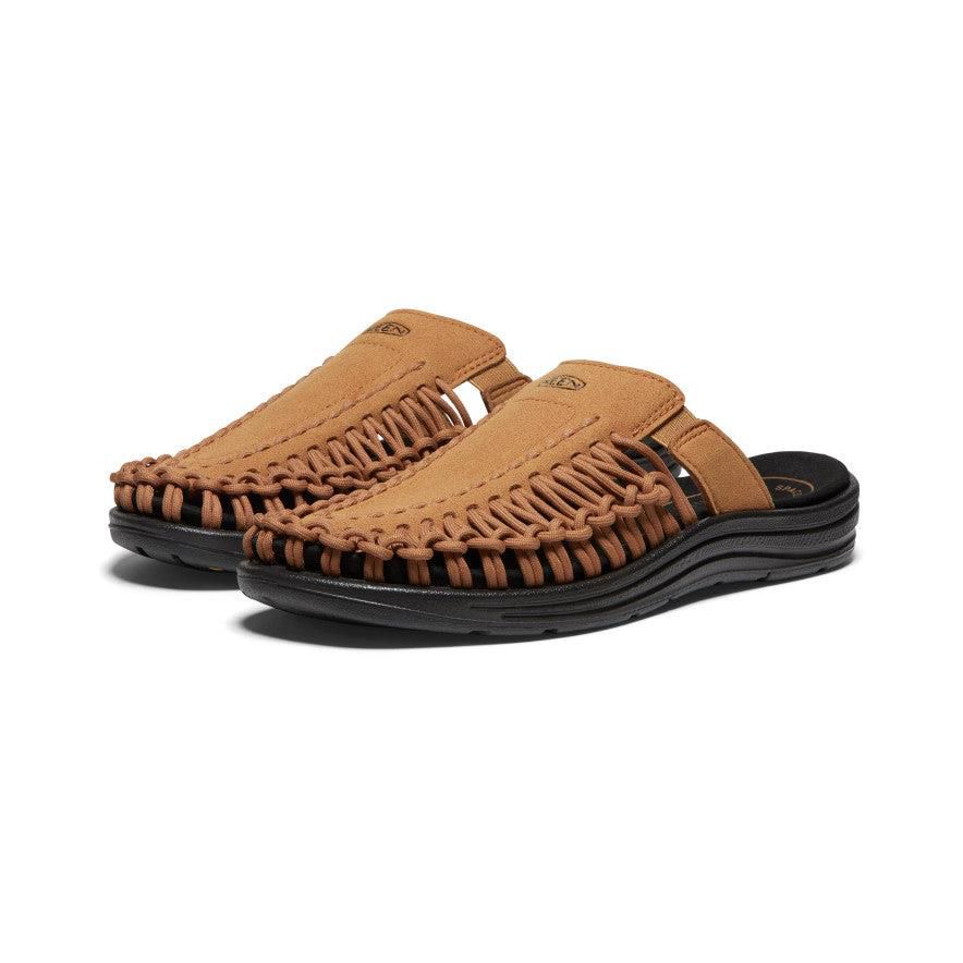 Brown Men Keen UNEEK II Slides | 39601-XHVN