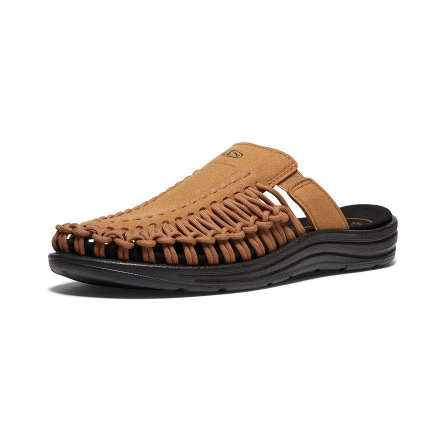 Brown Men Keen UNEEK II Slides | 39601-XHVN