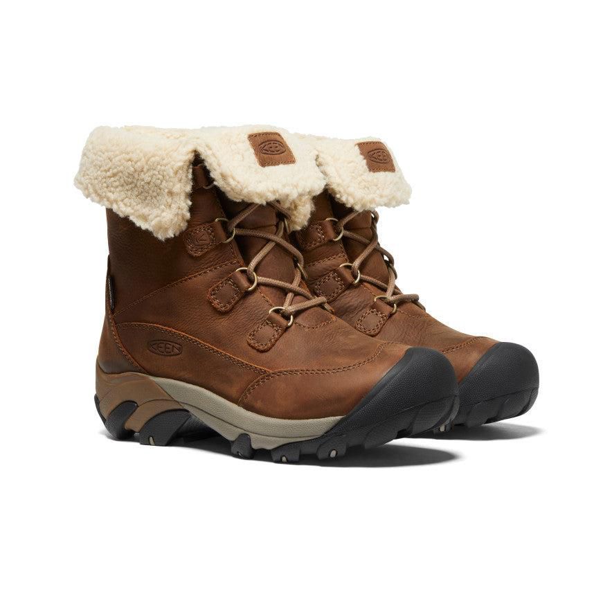 Brown Women Keen Betty Waterproof Short Boots | 95186-OFBG