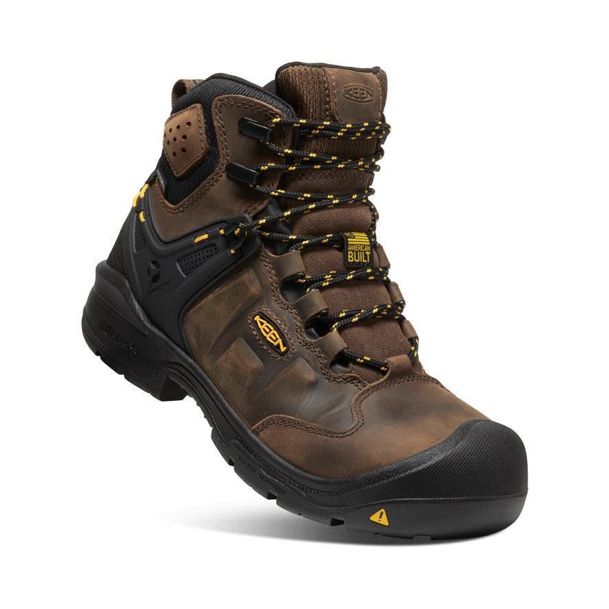 Brown Women Keen Dover 6 Waterproof (Carbon-Fiber Toe) Work Boots | 10238-BWYO