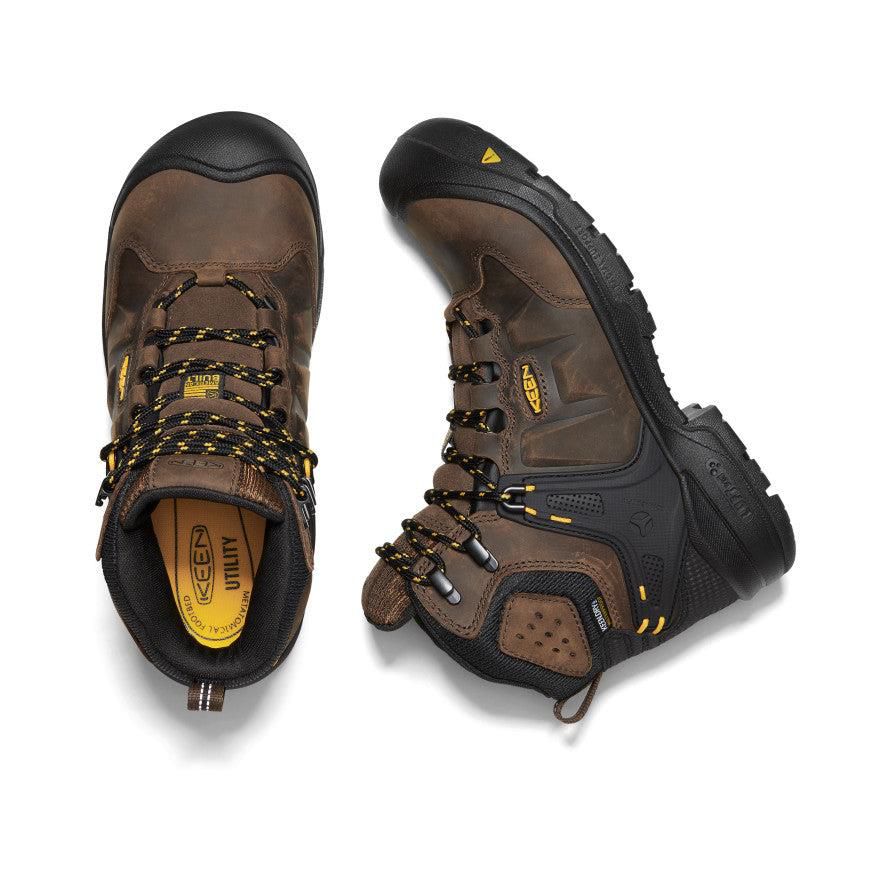 Brown Women Keen Dover 6 Waterproof (Carbon-Fiber Toe) Work Boots | 10238-BWYO