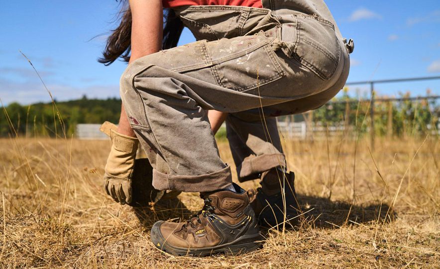 Brown Women Keen Dover 6 Waterproof (Carbon-Fiber Toe) Work Boots | 10238-BWYO