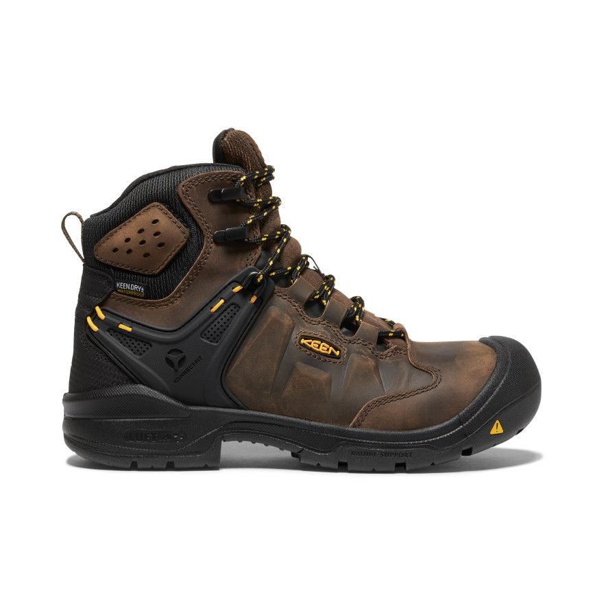 Brown Women Keen Dover 6 Waterproof (Carbon-Fiber Toe) Work Boots | 10238-BWYO