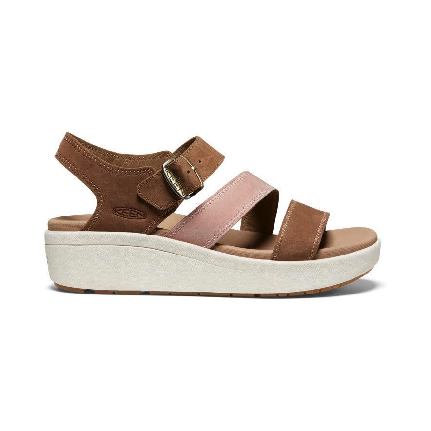 Brown Women Keen Ellecity Backstrap Sandals | 79821-RWAP