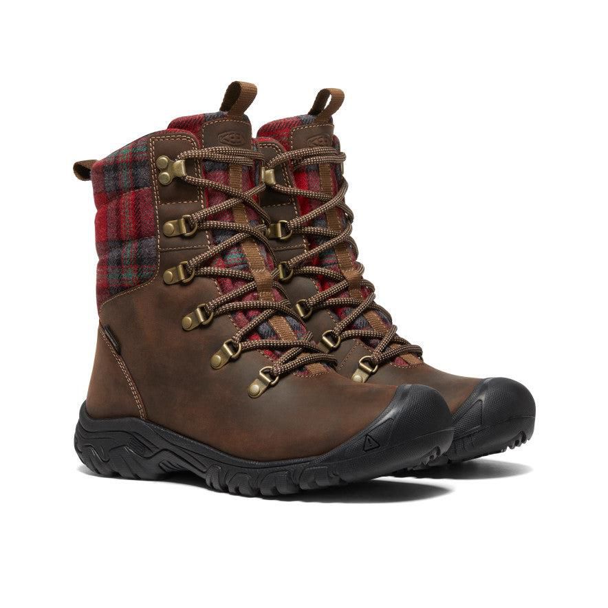 Brown Women Keen Greta Waterproof Hiking Boots | 53408-ZVGB