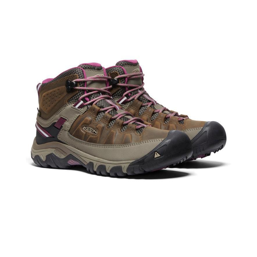 Brown Women Keen Targhee III Waterproof Mid Hiking Boots | 07659-FJCX