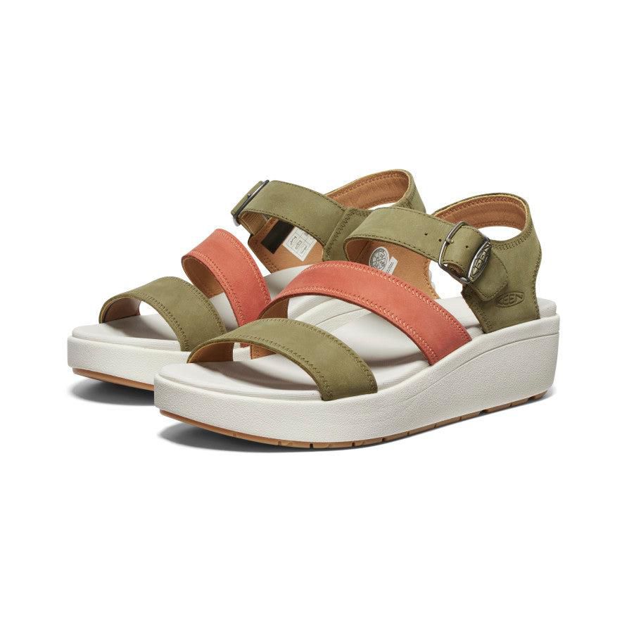 Green Women Keen Ellecity Backstrap Sandals | 32715-YZPJ