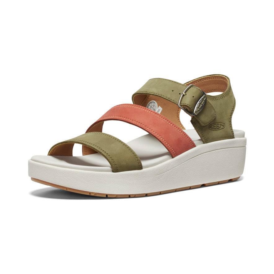 Green Women Keen Ellecity Backstrap Sandals | 32715-YZPJ