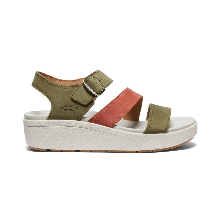 Green Women Keen Ellecity Backstrap Sandals | 32715-YZPJ