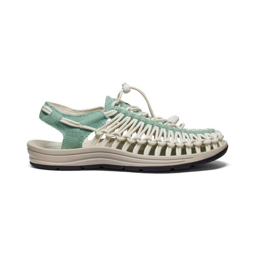 Green Women Keen UNEEK Canvas Sandals | 29613-MDUT