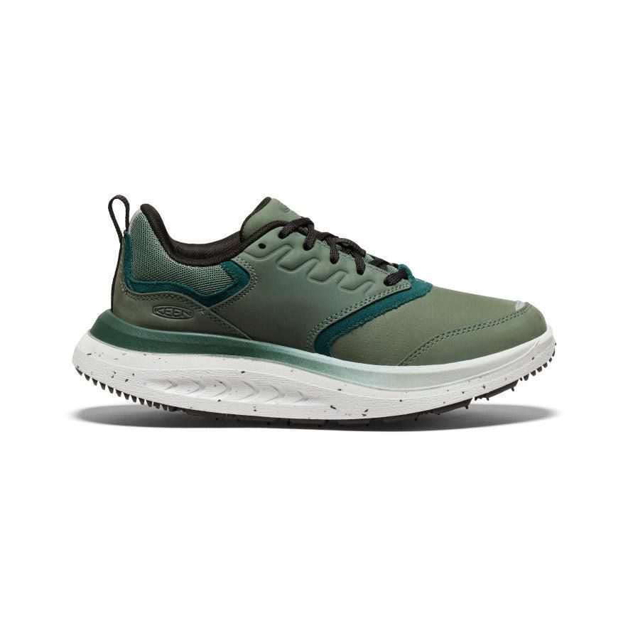 Green Women Keen WK400 Leather Walking Shoes | 29530-HYFP