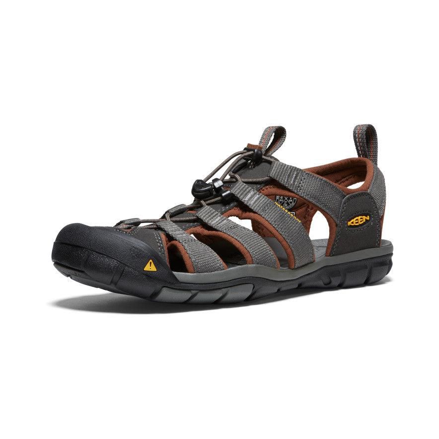 Grey Men Keen Clearwater CNX Hiking Sandals | 61837-HWFK