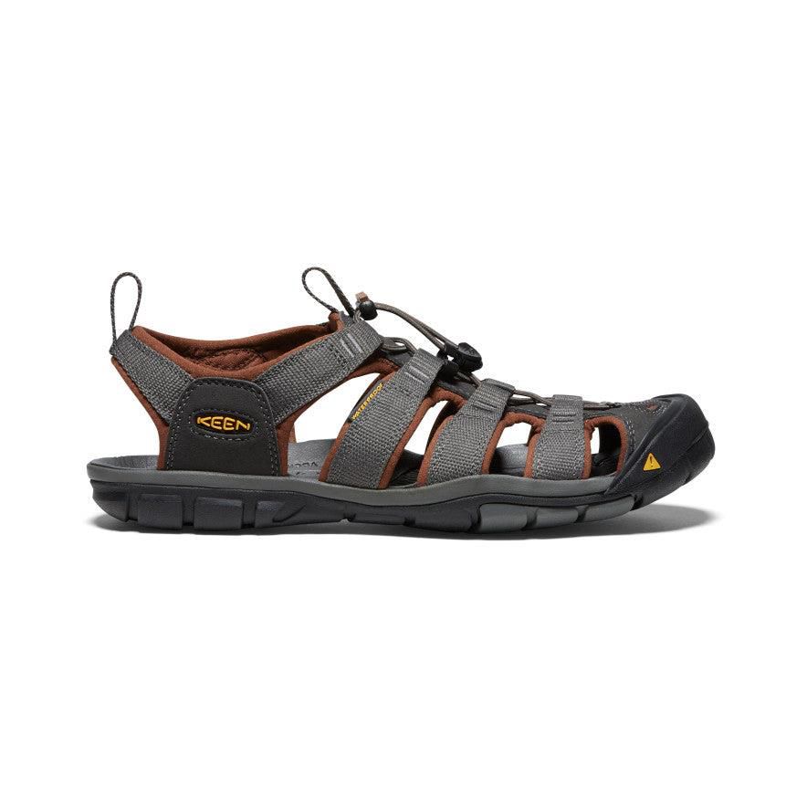 Grey Men Keen Clearwater CNX Hiking Sandals | 61837-HWFK