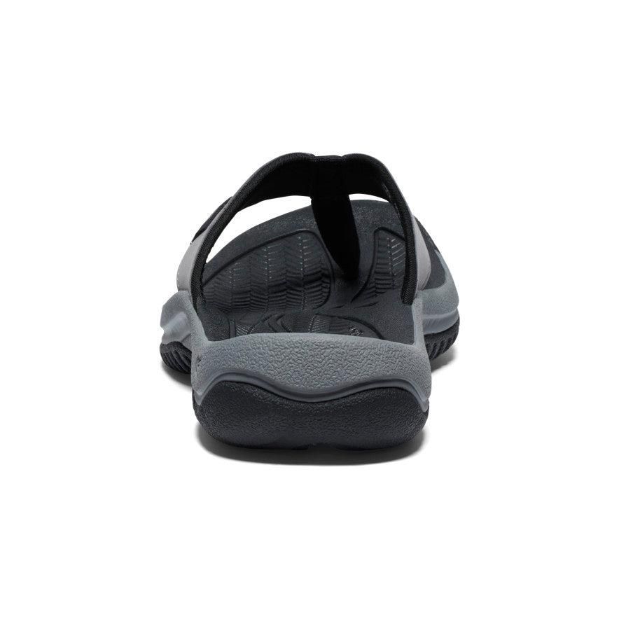 Grey Men Keen Kona Leather Flip Flops | 98627-ARCD