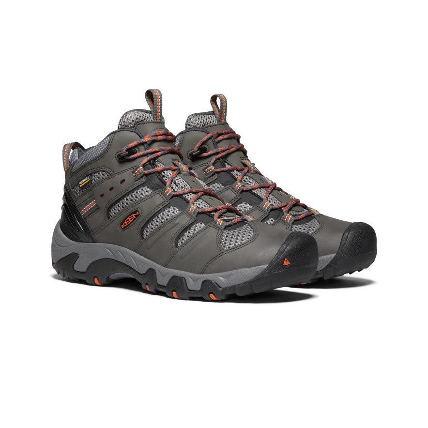 Grey Men Keen Koven Waterproof Hiking Boots | 42357-MKCJ