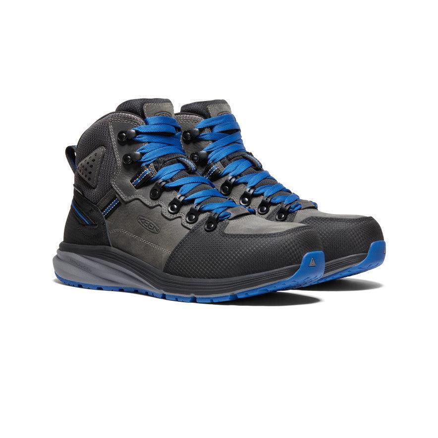 Grey Men Keen Red Hook Waterproof (Carbon-Fiber Toe) Work Boots | 97086-RCYO