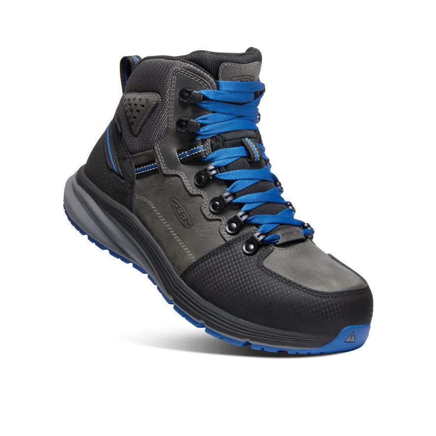 Grey Men Keen Red Hook Waterproof (Carbon-Fiber Toe) Work Boots | 97086-RCYO