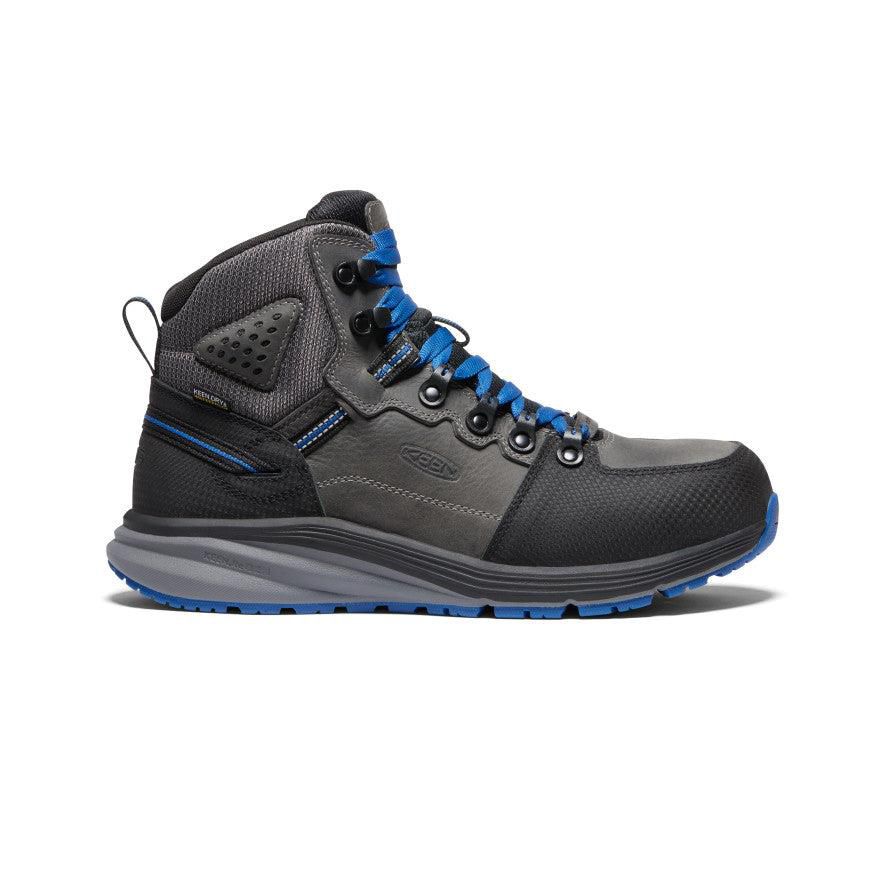 Grey Men Keen Red Hook Waterproof (Carbon-Fiber Toe) Work Boots | 97086-RCYO