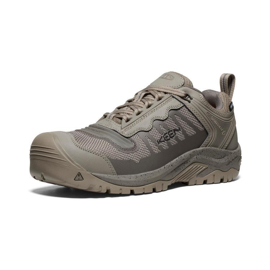 Grey Men Keen Reno Waterproof (Carbon-Fiber Toe) Work Shoes | 72015-ZXFI