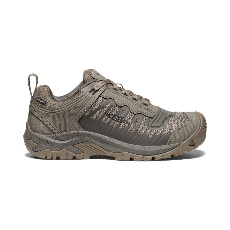 Grey Men Keen Reno Waterproof (Soft Toe) Work Shoes | 25876-INDR