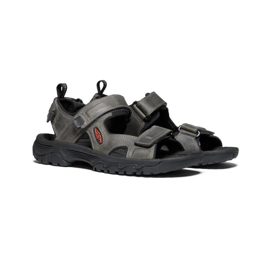 Grey Men Keen Targhee III Open Toe Hiking Sandals | 63781-EDCT